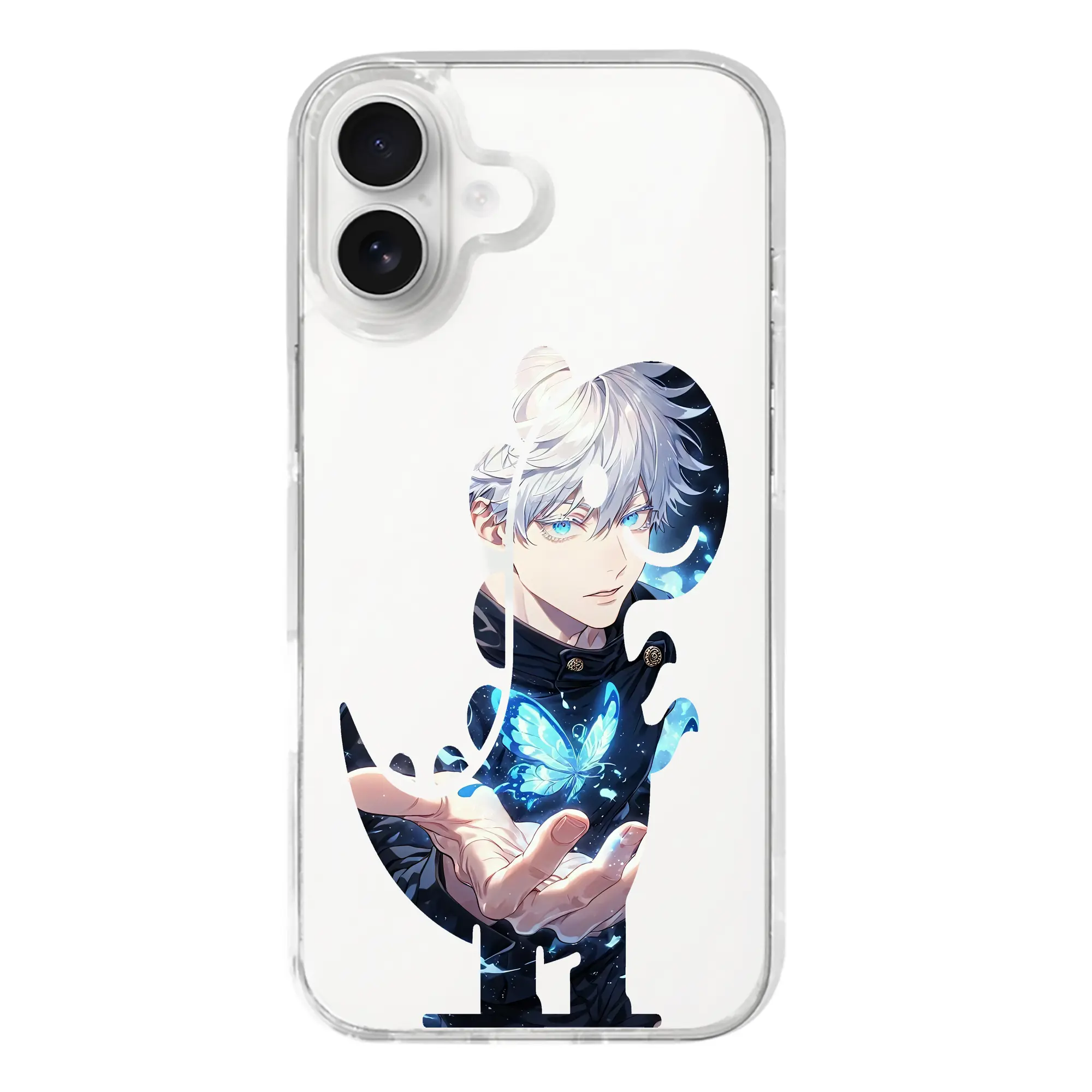 呪術廻戦 グッズ,五条 悟 - iPhone 17シリーズ 透明スマホケース – 薄型・耐衝撃・精密フィット保護カバー